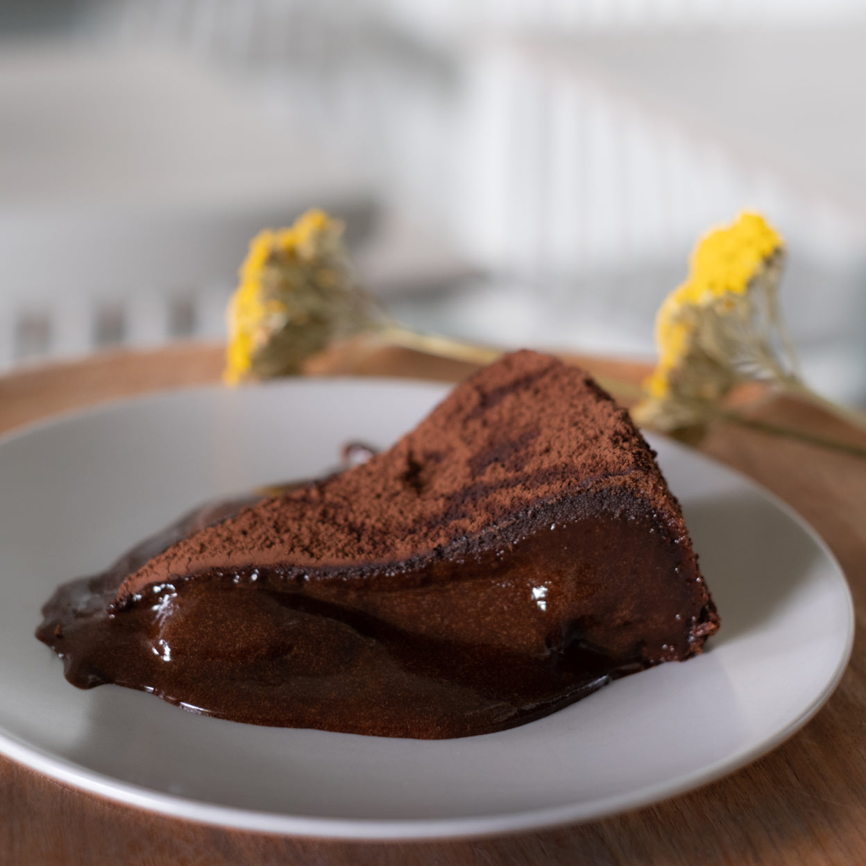 Bolo de Chocolate Cru
